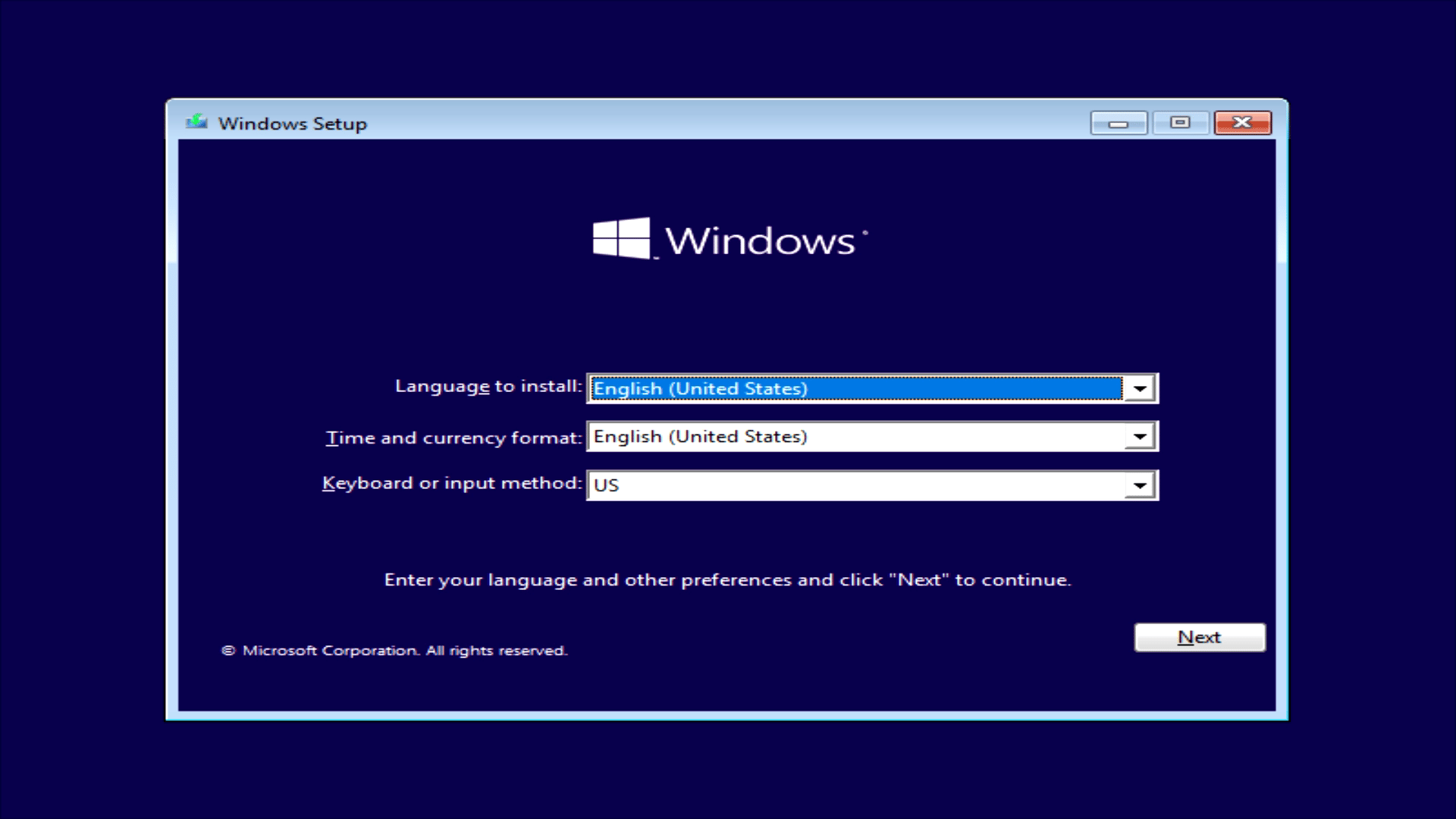 Windows Installation